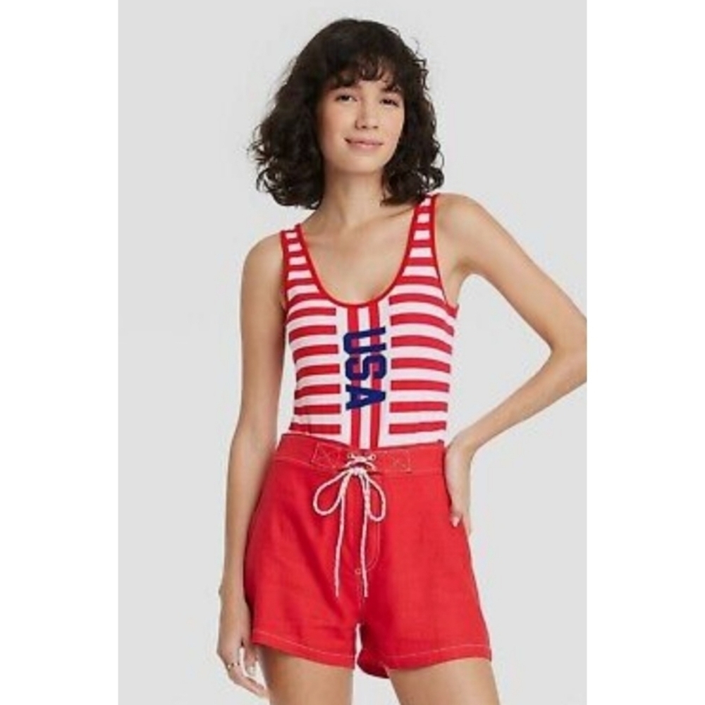 Isaac Morris USA Graphic Bodysuit